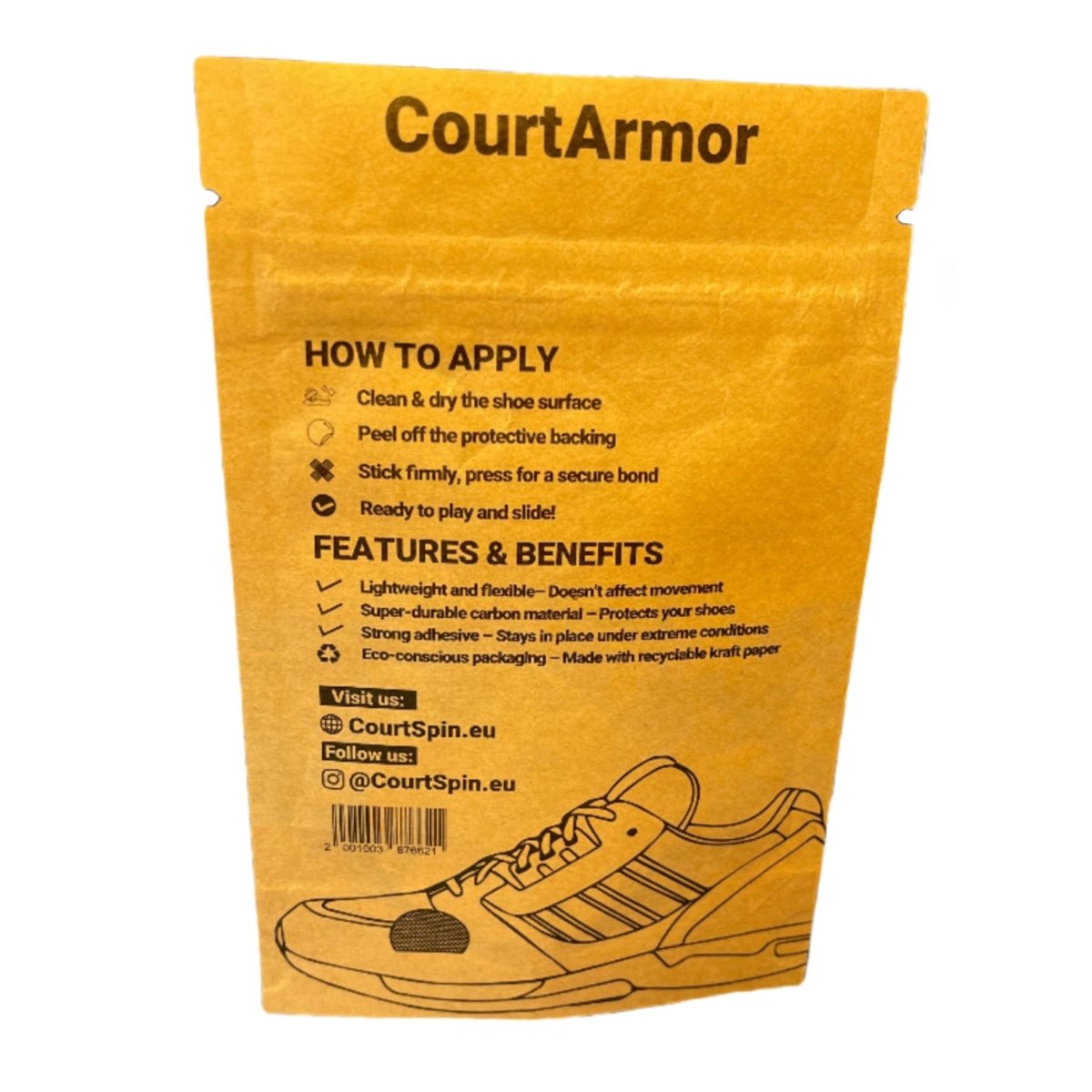 CourtArmor Shoe protection patches - CourtSpin