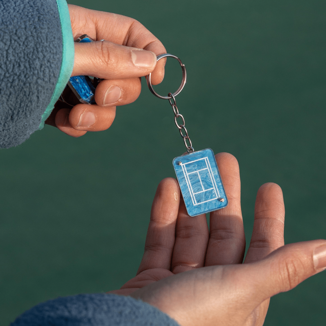 Upcycled Keychains - CourtSpin